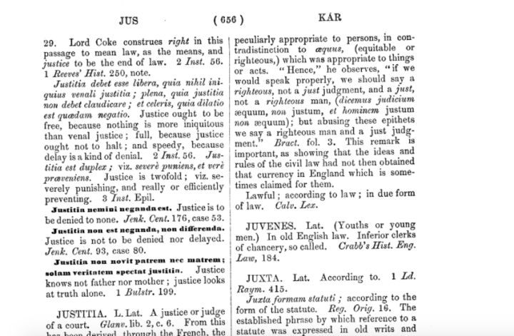 《A New Law Dictionary and Glossary》